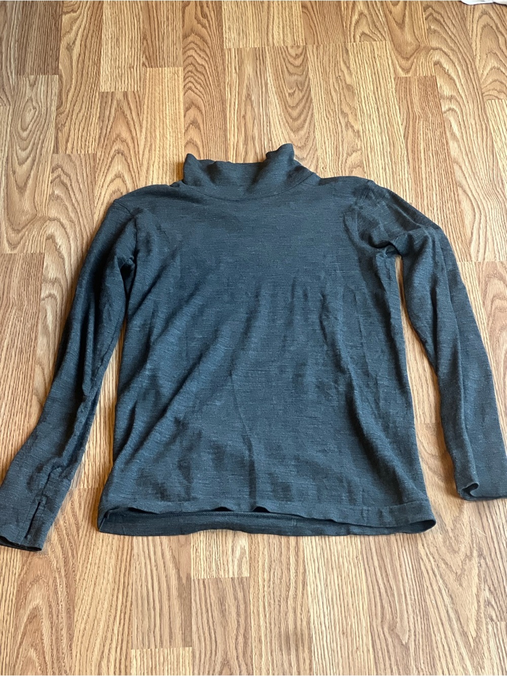 Athleta Charcoal Gray Turtleneck Sweater